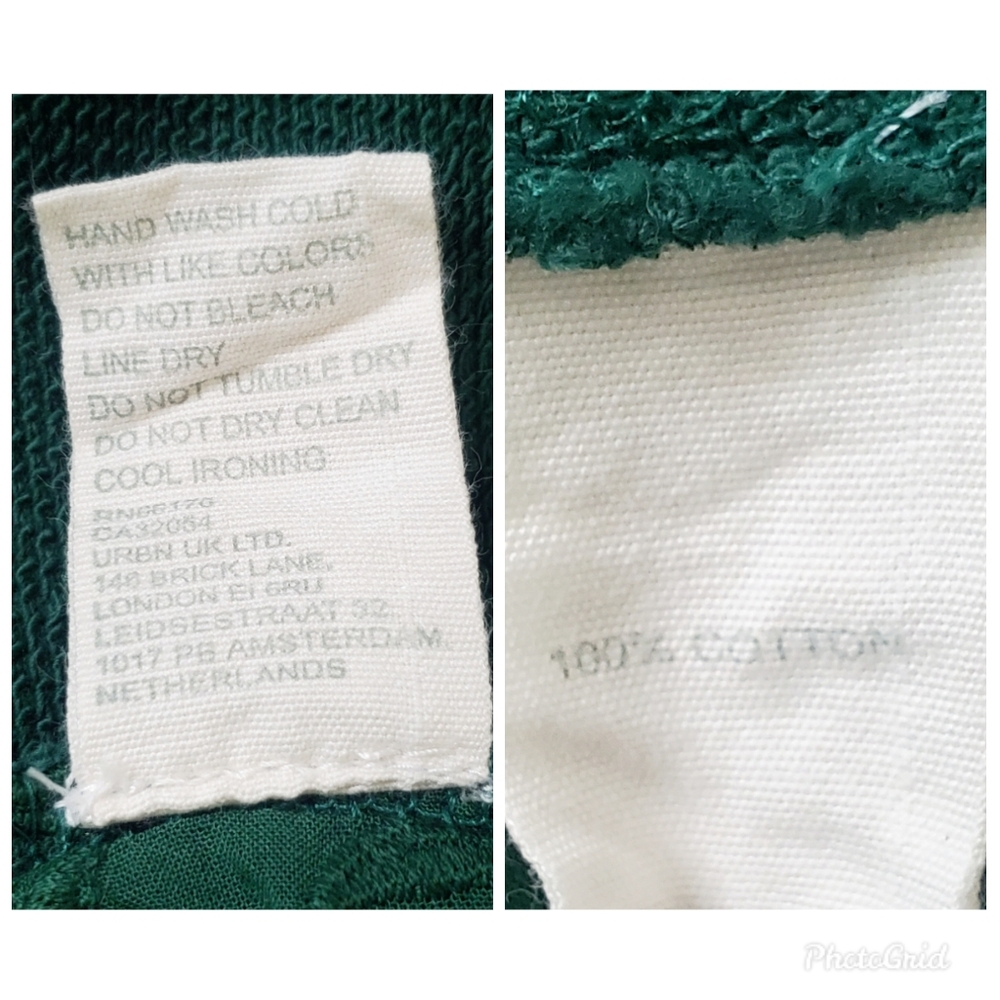 Anthropologie Forever That Girl Boho Green Lace Eyelet Sweatshirt Sweater S - Picture 11 of 16